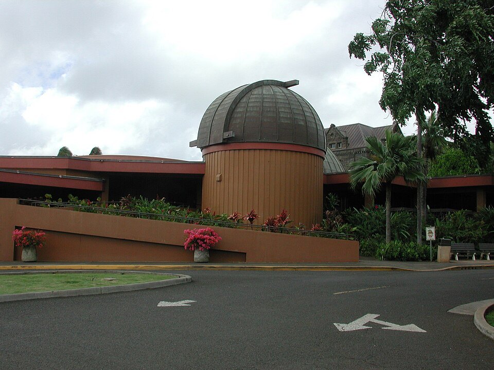 The planetarium dome at Bishop Museum